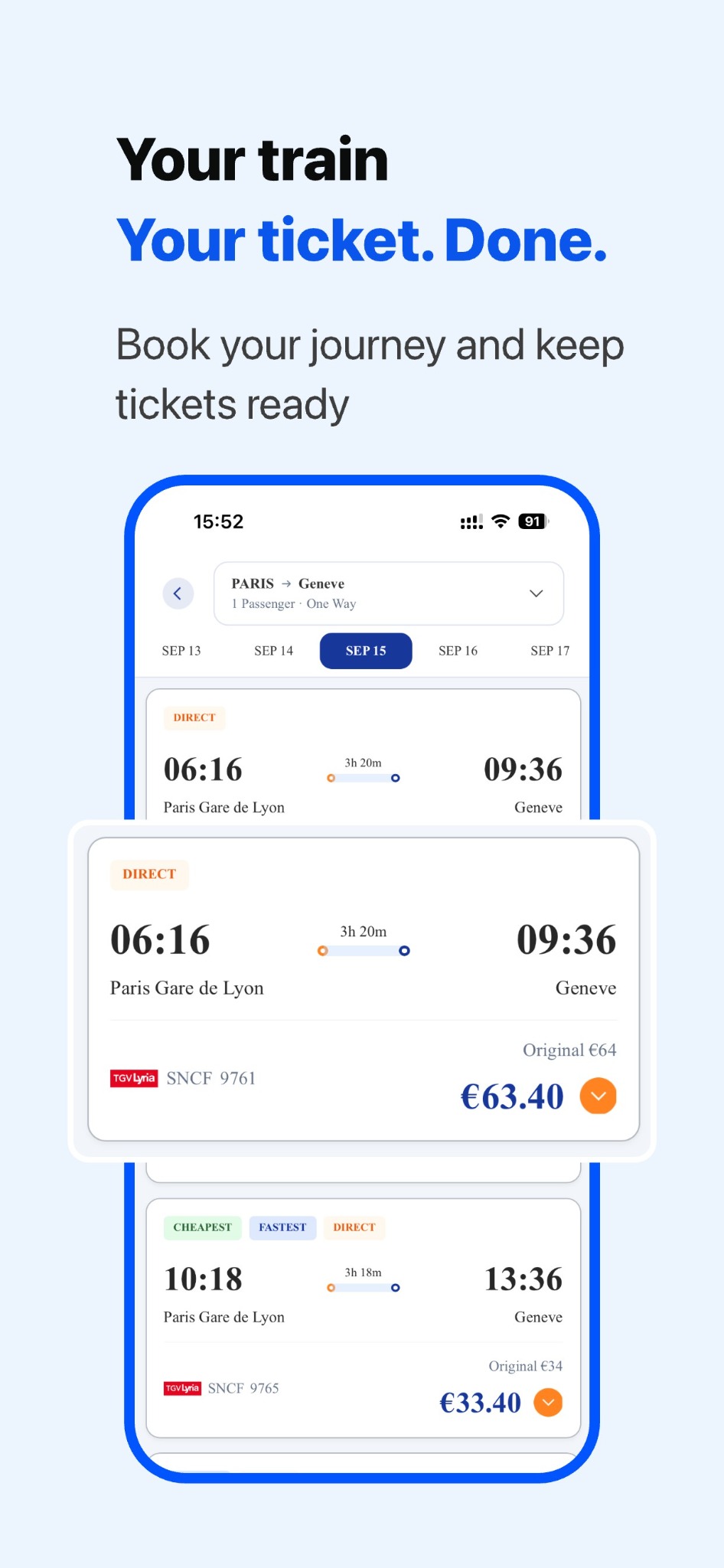 ticket ready screen