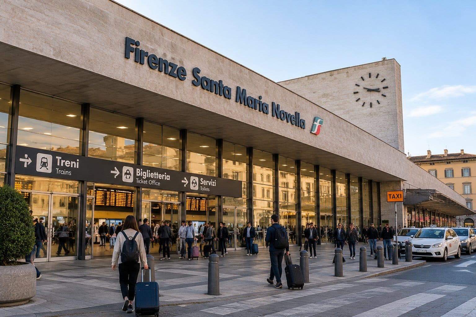 Firenze Santa Maria Novella train station in Florence