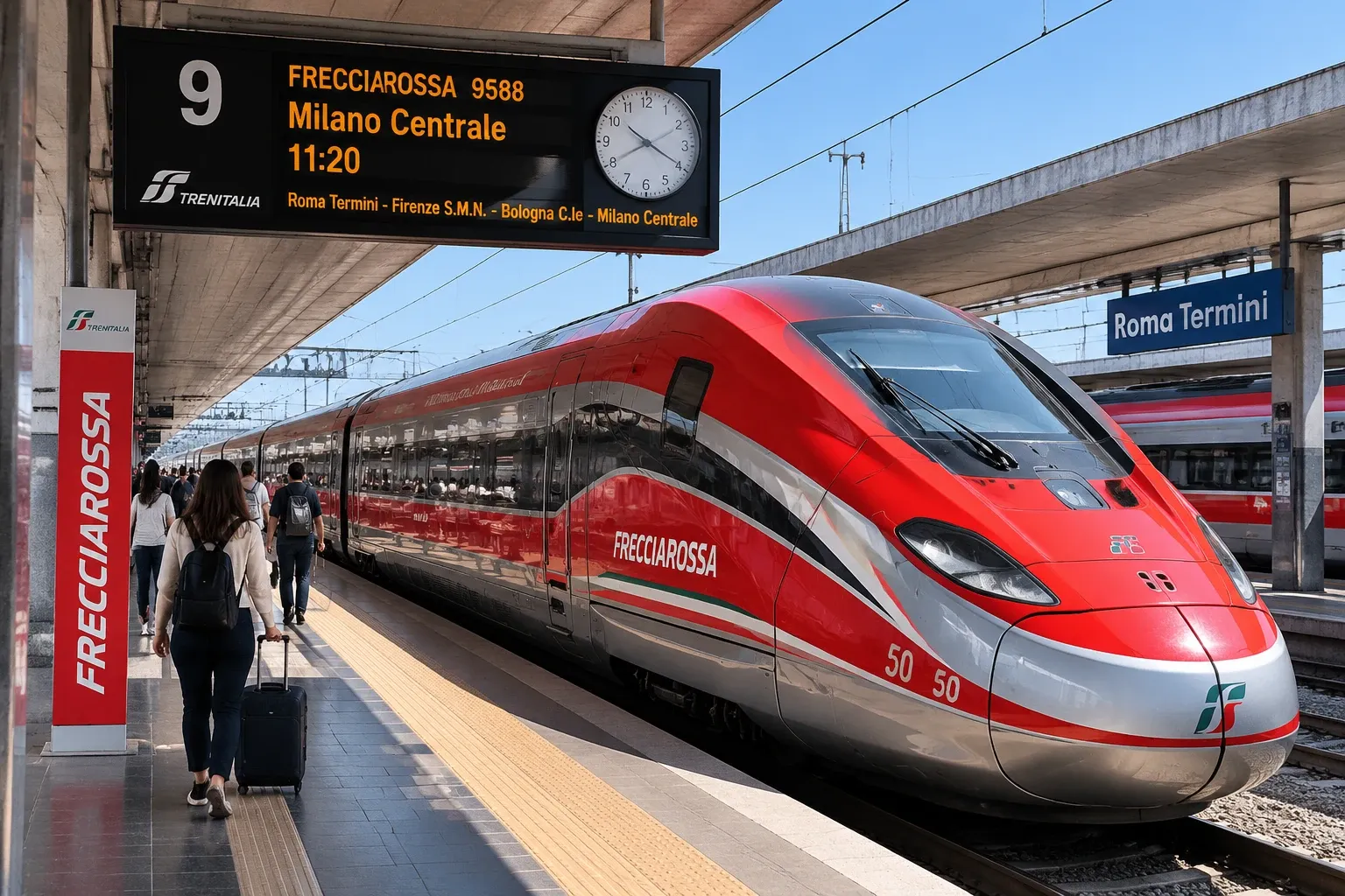 Trenitalia Frecciarossa high-speed train