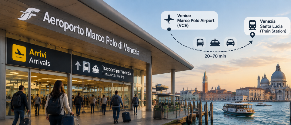 transport connection for Venice airport 